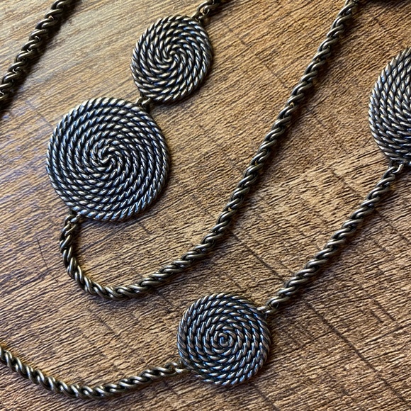 David Yurman "Cable Coil" Sterling Necklace - Picture 4 of 10